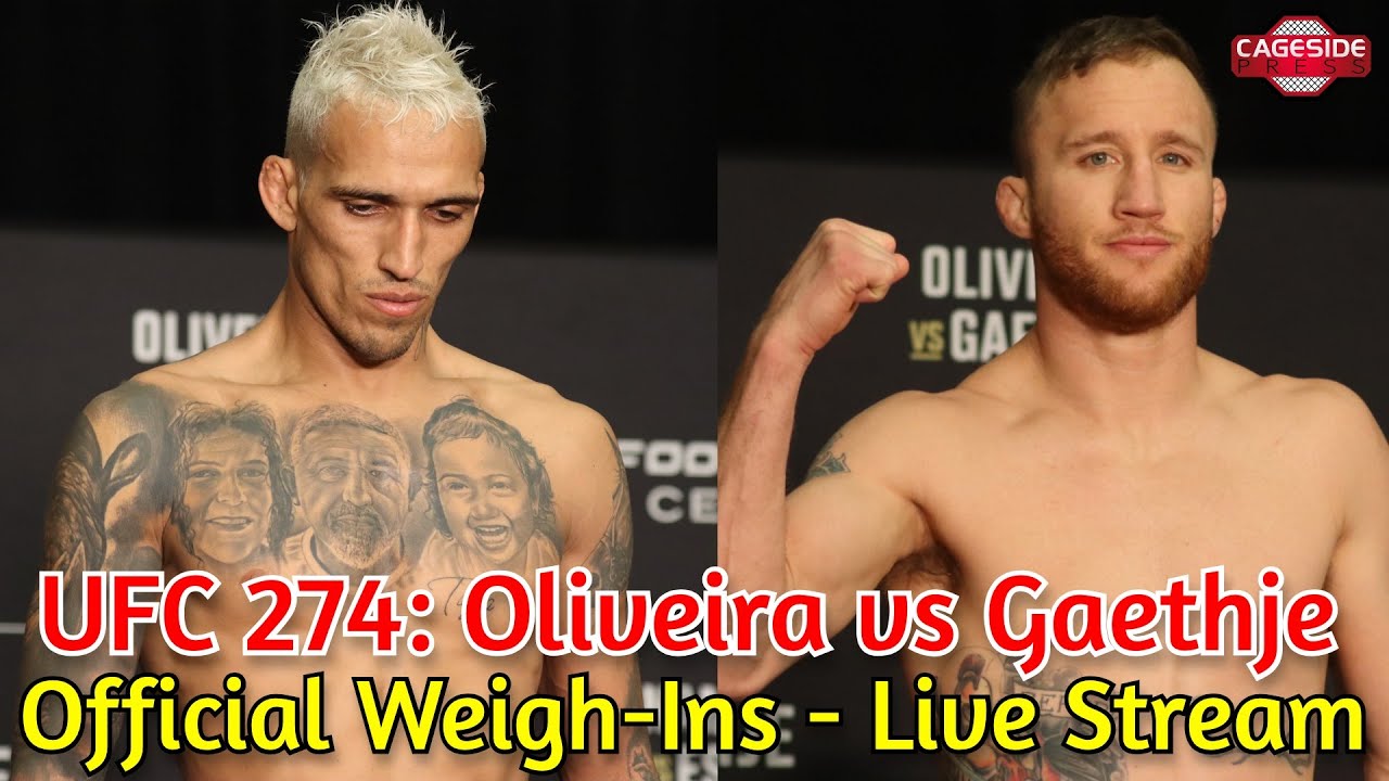 UFC 274 Official Weigh-In Stream