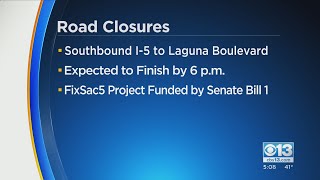 Road Closures Southbound On I-5 To Laguna Boulevard