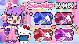 SANRIO BOX AVATAR WORLD PAZU!🩷 | 4 IDE OUTFIT TEMA HELLOKITTY