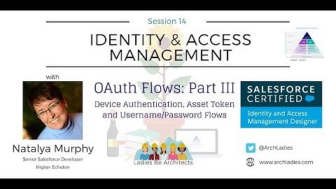 OAuth Part 3: Device, Asset Token and Username/Password Flows with Natalya Murphy