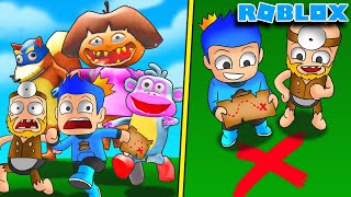 PANDU GAMING DAN PAK UNAT MENCURI PETA HARTA KARUN DORA, BOOTS, SWIPER DI ROBLOX!!!