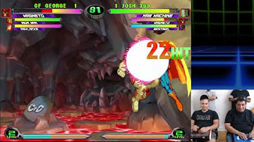 MvC2: Josh 360 Special - Magneto Slide to Tag War Machine Infinite DHC 100% Combo .:8.19.23:.