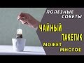 ПОЛЕЗНЫЕ СОВЕТЫ: ЧАЙНЫЙ ПАКЕТИК МОЖЕТ МНОГОЕ