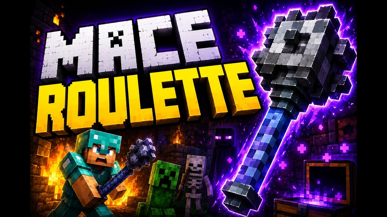 Minecraft Mace Roulette... - YouTube