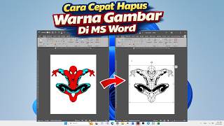 Cara Cepat Hapus Warna Gambar Di MS Word