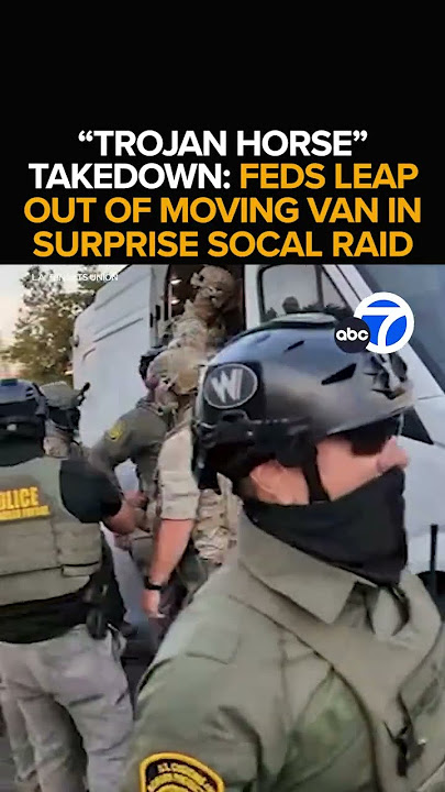 Federal agents use Penske truck in raid outside LA Home Depot