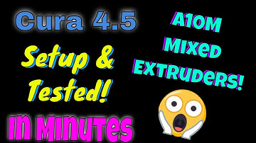 Tested! Geeetech A10M Virtual Extruder Setup and Test with Cura 4.5