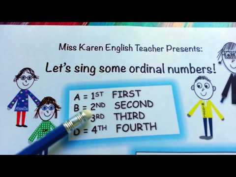 Video Point and Say - Alphabet and Ordinal Numbers - youtube