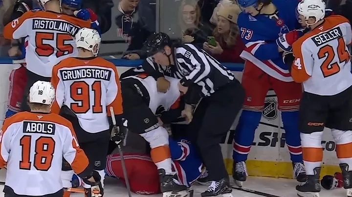 Brennan Othmann Doesn't Like Hit From Nicolas Deslauriers