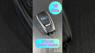 SUBARU Replace Key FOB Battery in 15 sec