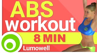 8 Minute Abs Workout - Best Exercises To Get A Six Pack