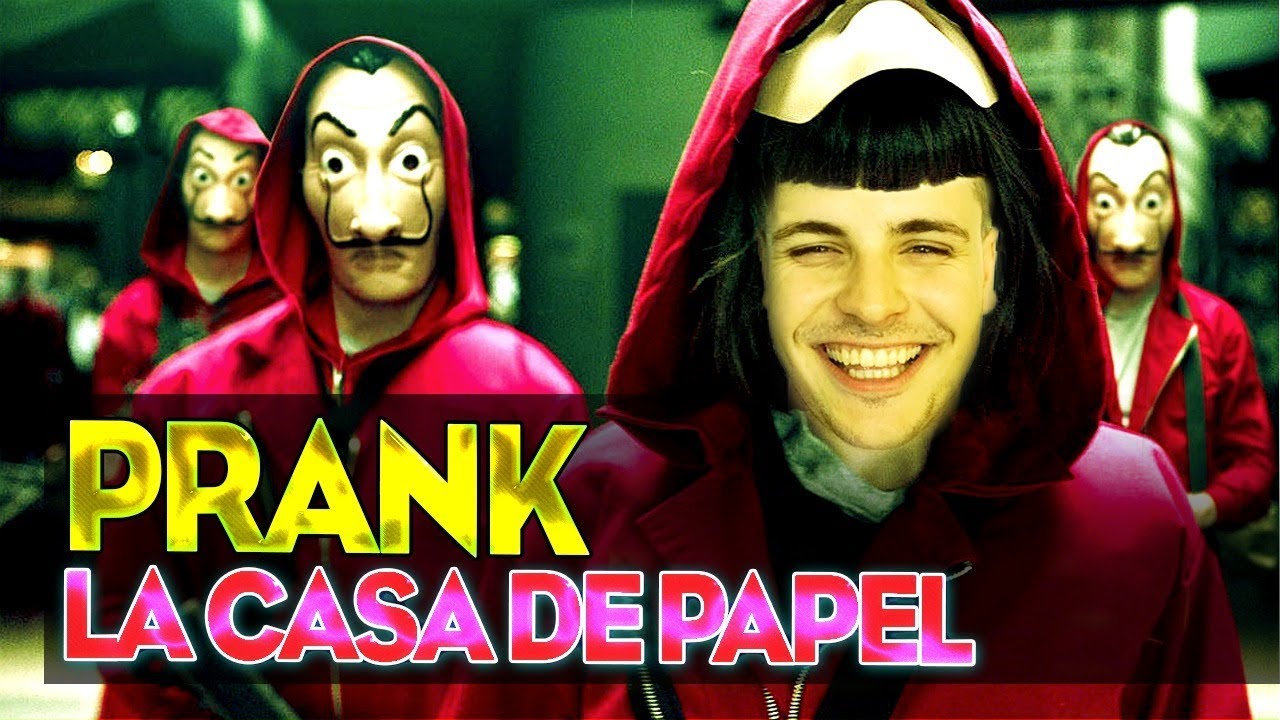 SE FAIRE PASSER POUR UN BRAQUEUR - CASA DE PAPEL PRANK