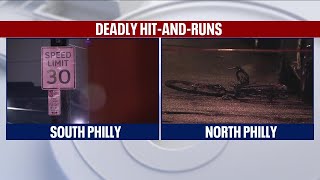 Pedestrian, biker killed in two separate hit-and-runs in Philadelphia