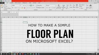 Make a simple floor plan in Microsoft Excel