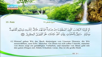 035 | Fatir | Sa`d Al-Ghamidy | Maschary Rasched Al Efasy | Saber Abdul Hakam | سورة فاطر