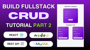 Build a Full Stack CRUD App Part 2 | Rest API with React, Node, MySQL
