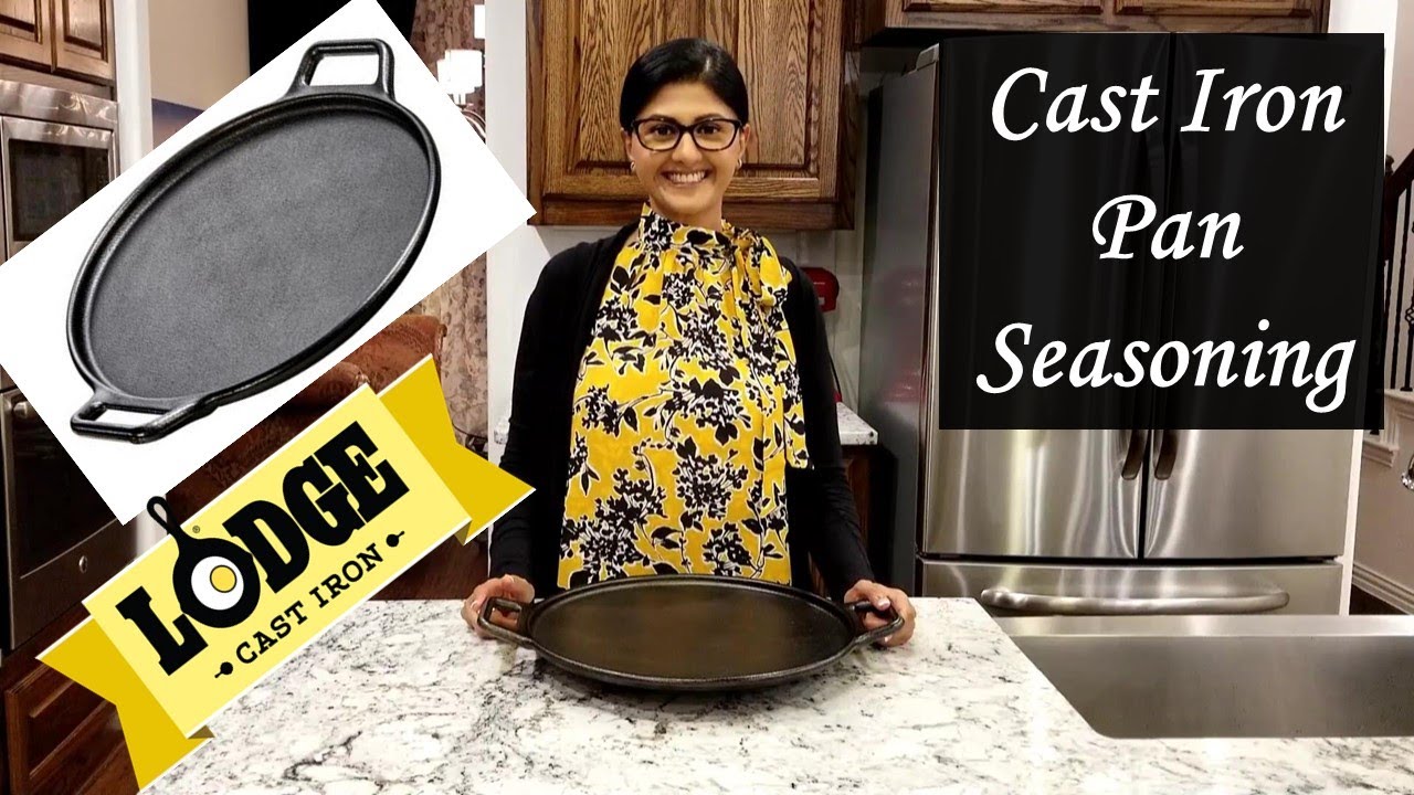 Cast Iron Pan Seasoning for Dosa Crepe - YouTube