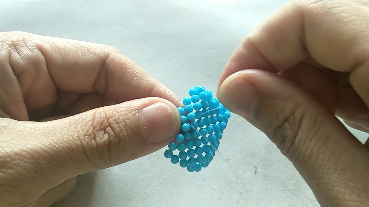 How to make beads stitch part 1/5, micangas paso, keychain, art and craft beads