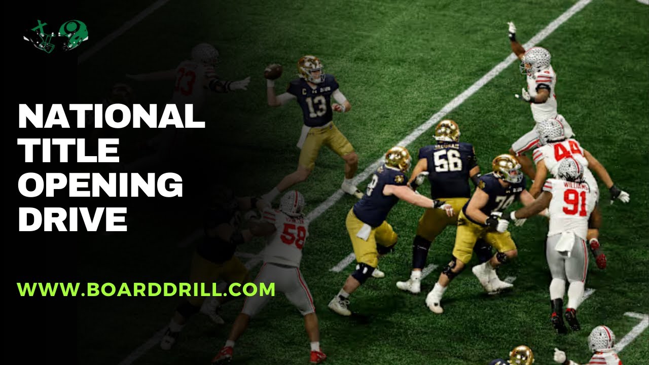 Board Drill Quick Hit:  National Championship Opening Drive