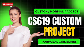 VU Custom Project | CS619 Custom Project Guideline | VU CS619 Project Selection by ZA Academy