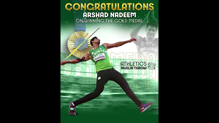 Arshad Nadeem brings home Pakistan's first-ever Olympic Gold in Javelin
