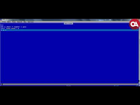 QBASIC Learning: Wap to check if the student is passed l Ankit Shrestha