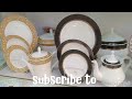 dinner set super bone china fancy crockery