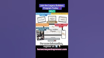 🌟Introducing the Legacy Builders Program ‼️