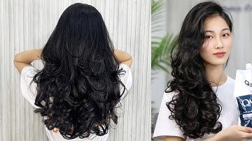 Dạy cắt tóc layer để uốn xoăn bung | Quang Saker