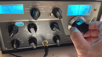 Drake R4A Controls Explained - Calibration and Bandwidth and NOTCH  on CW modeJanuary 12, 2023