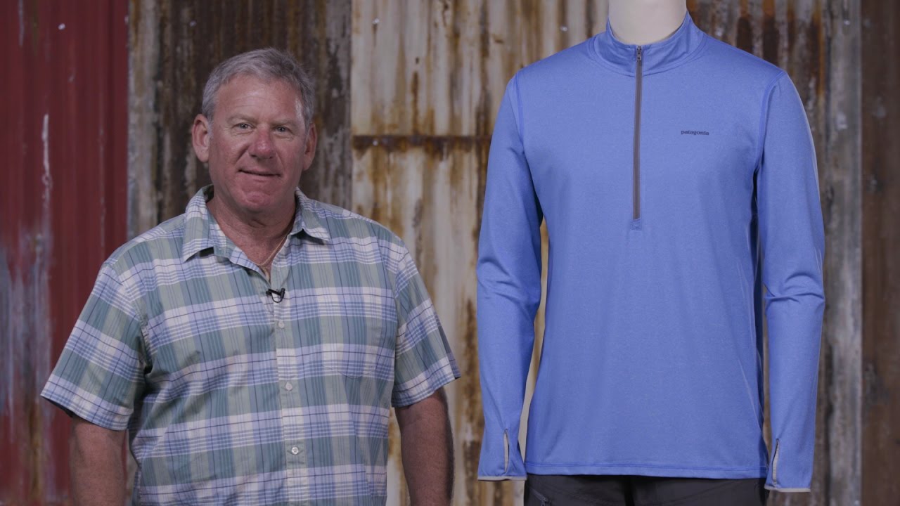 Patagonia men's tropic comfort 1 4 zip Clearance