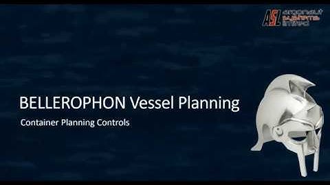 Container Planning Controls   BELLEROPHON Vessel Planning
