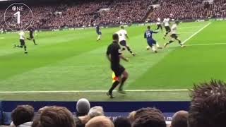 Marcos Alonso goal Chelsea vs Tottenham Hotspur from fans view