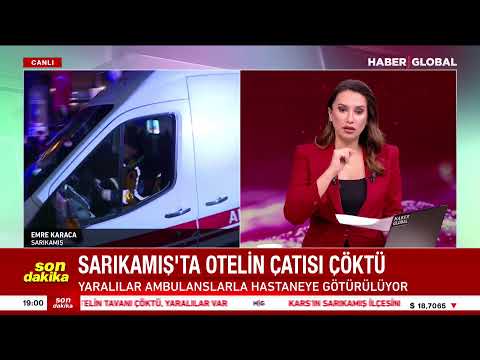 CANLI | Sarıkamış'ta Facia! Otelin Tavanı Çöktü, Çok Sayıda Yaralı