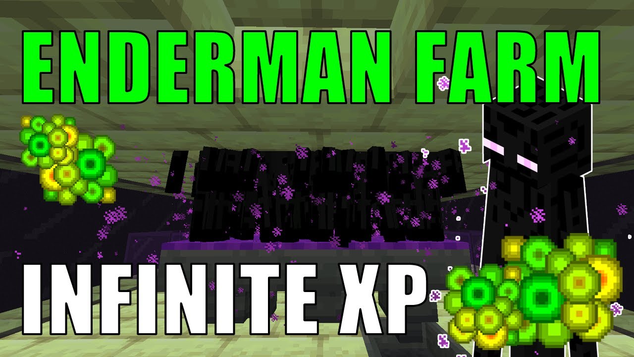 Minecraft Enderman XP Farm Tutorial [Aesthetic Farm] [1440p HD] in