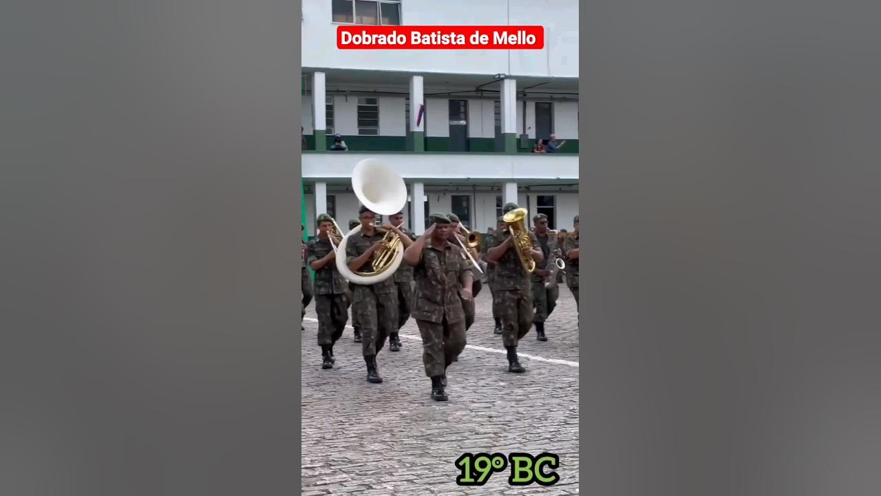 DOBRADO BATISTA DE MELO - DIA DO SOLDADO - DESFILE MILITAR 19BC 6°RM  #shorts 