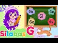 Aprende a Leer y descubre la letra "G" y sus Sílabas "Ga, Ge, Gi, Go, Gu"  con ABCadiario Aprendo