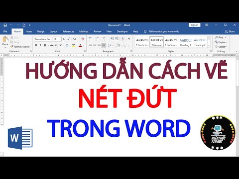 #1 Cách vẽ nét đứt trong word Mới Nhất