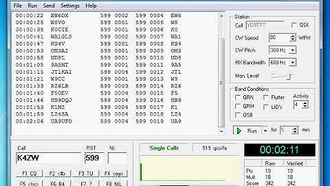 Morse Runner - Single Call by YO8TTT