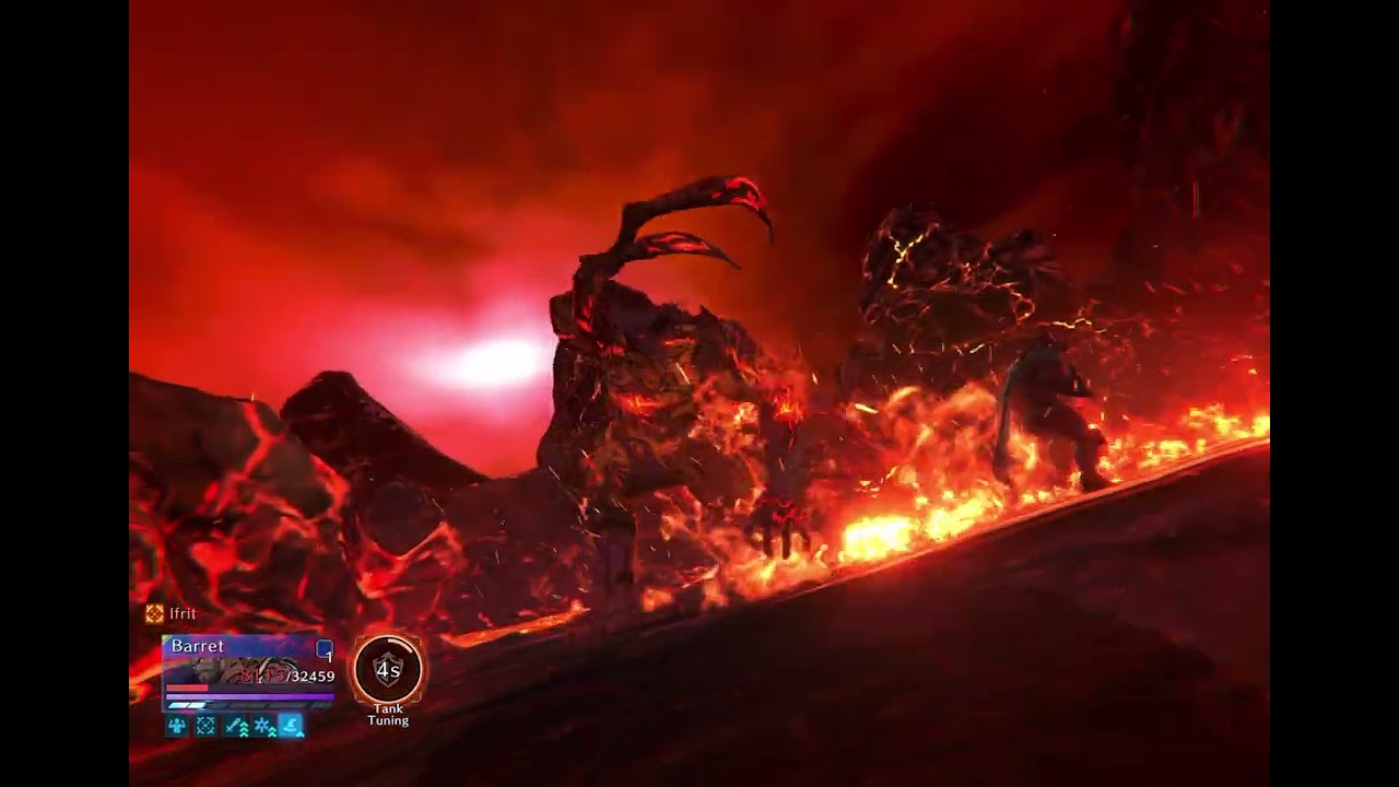 [FFVIIEC] Ifrit EX3 f2p clear Barret Seph Matt