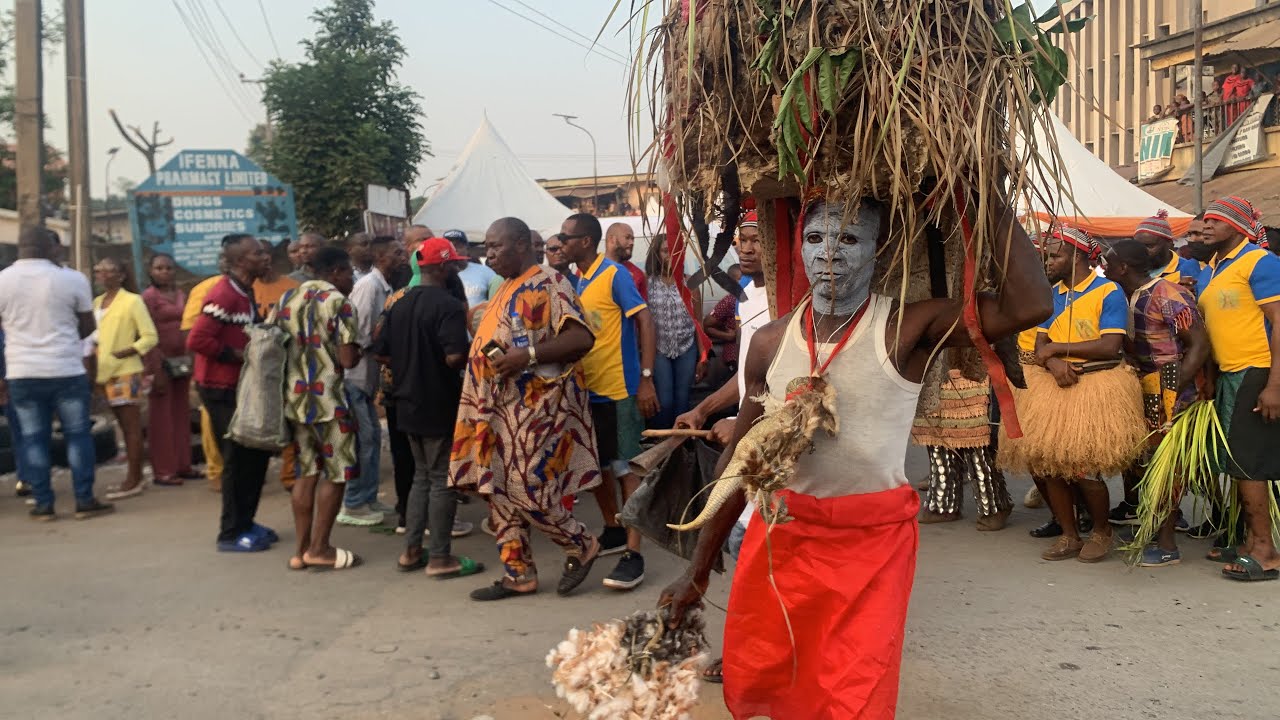 Masquerade Day in Neni Anambra State, Nigeria [January 1st 2024]