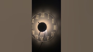 Acrylic Modern Neon Wall Clocks