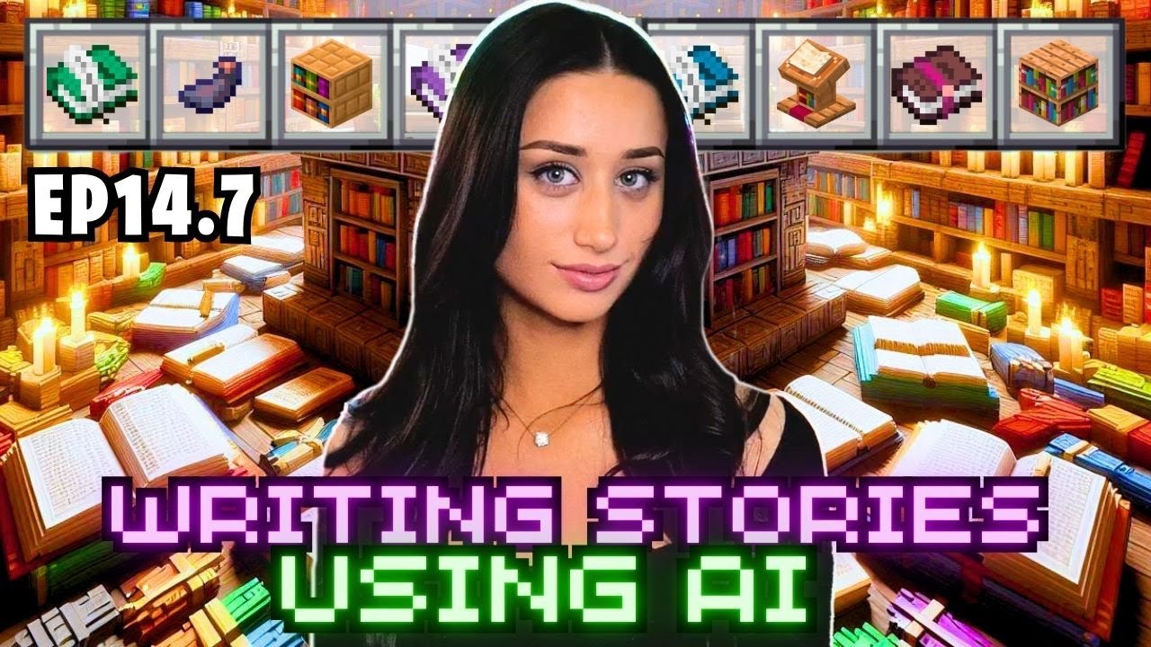 [🔴LIVE] AI Writes Minecraft STORIES 📕... (Minecraft Survival Series ...