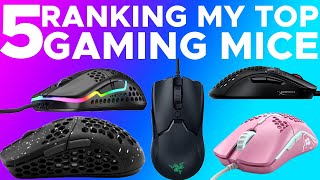 RANKING MY PERSONAL TOP 5 FAVORITE GAMING MICE!