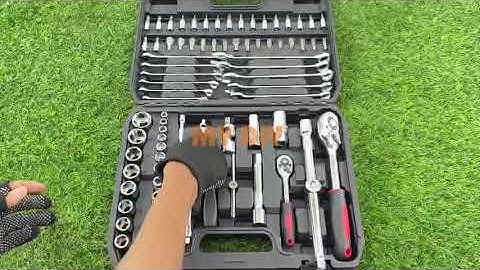 MY DIY SRUNV 1/2" AND 1/4" 78PCS RATCHET BOX SOCKET SET CRV COMBINATION SPANNER WRENCH SET BIT