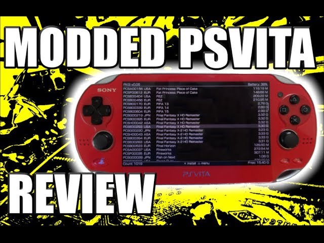 Modded Psvita Review Retro Gaming Arts Youtube