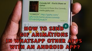 How to Send GIF animations in Whatsapp other apps with an Android app? screenshot 4
