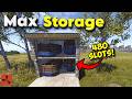 The Ultimate 1x1 Loot Room – 480 Storage Slots | Rust