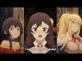 Yunyun wants kazumas baby megumin and darkness is jealous  konosuba  legend of crimson