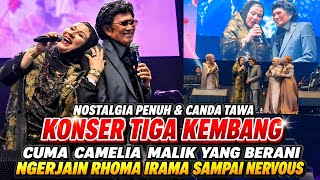 HILARIOUS MOMENT: RHOMA IRAMA, THE KING OF DANGDUT, ACTUALLY GETS NERVOUS TOO || KONSER TIGA KEMBANG
